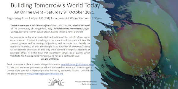 Building Tomorrow’s World&nbsp;Today